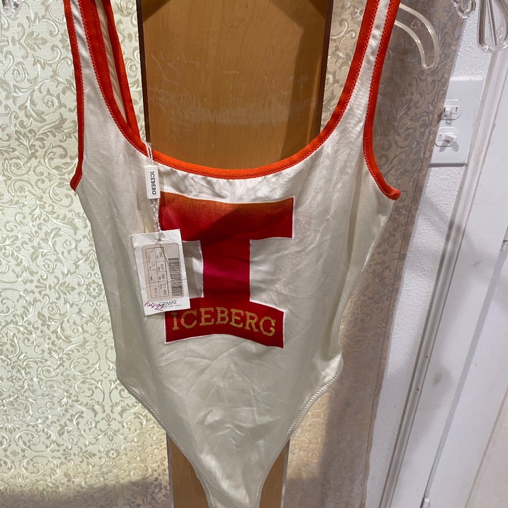 Ladies Iceberg Lynne Franks Vintage Swimsuit Sz 42